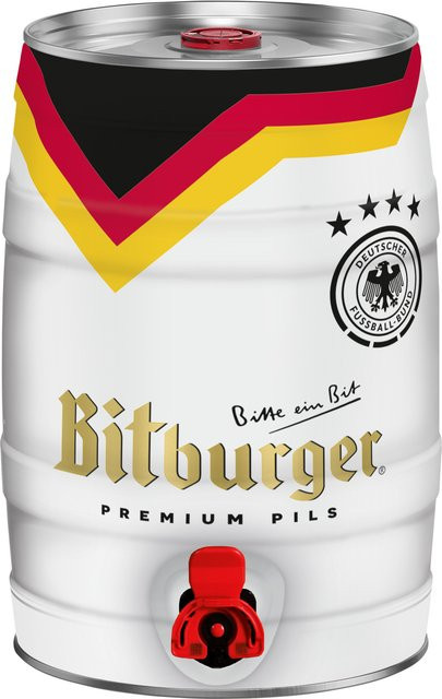 Bitburger Premium Pils Bierfass 5 l - Bild 1