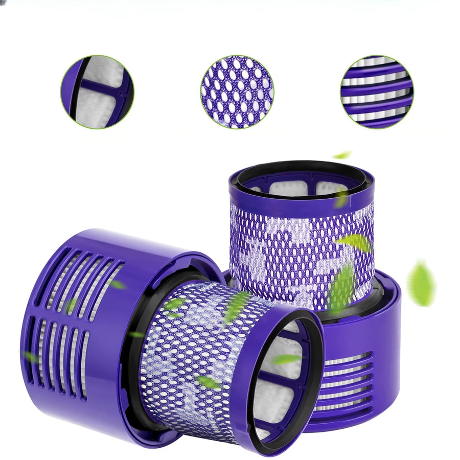 4er-Pack Waschbare Ersatzfilter für Dyson V10 SV12 in Purple - Bild 4