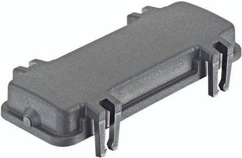 HARTING Abdeckkappe 09307245401 aus Kunststoff in Schwarz und Grau - Bild 1