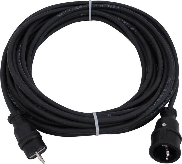 PSSO Verlängerungskabel 3x1,5 mm² in Schwarz, 15 m - Bild 1
