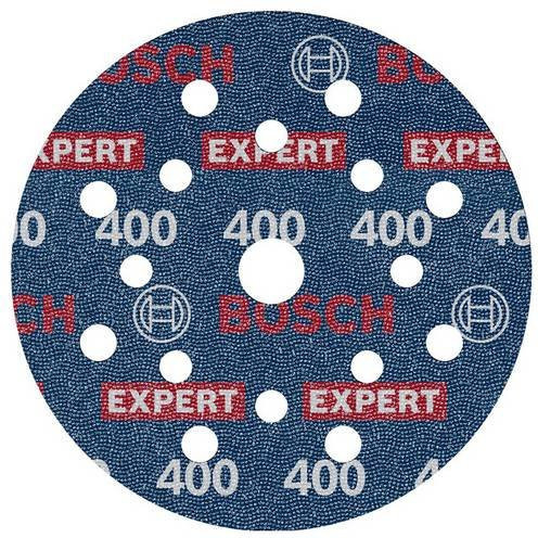 Bosch Expert O780 Folienschleifscheibe Blau Durchmesser: 125 mm Körnung: 400 für Metall, Holz und Lack - Bild 1