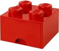 Room Copenhagen Aufbewahrungsbox LEGO Brick Drawer in Rot - Bild 1