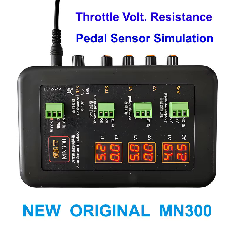 YIQIXIN MNB-3 Auto Sensor Simulator Signal Generator für Drosselklappe, Sauerstoff- und Öldrucksensoren in Schwarz - Bild 5