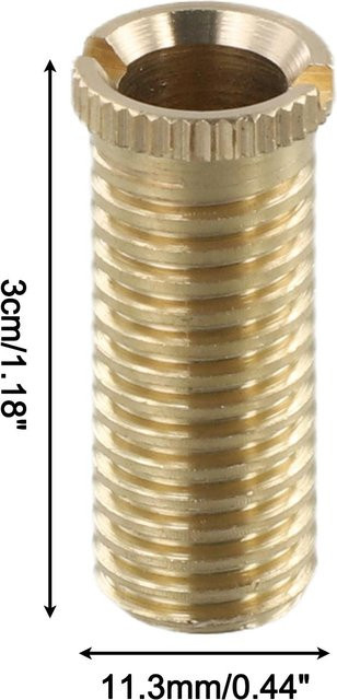 Skillful Hand Spülbecken-Sieb-Schrauben und Verbinder aus Messing in Gold, Länge: 3 cm - Bild 1