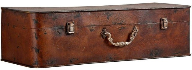 Wandkonsole Koffer von Möbel direkt online in Braun im Vintage-Design aus Metall - Bild 1