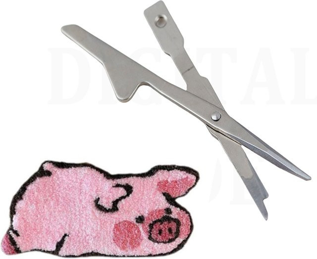 AK-V 2-in-1 Bürstenlose Tufting-Pistole für Schnittflor und Schlingenflor in Silber mit Schere und Zubehör - Bild 1