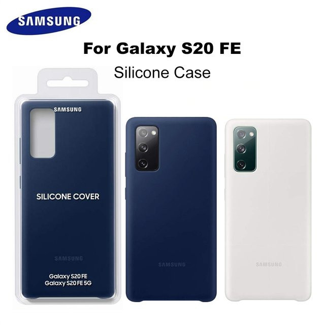 Samsung Galaxy S20 FE 5G Silikonhülle EF-PG780 in Weiß und Blau - Bild 1