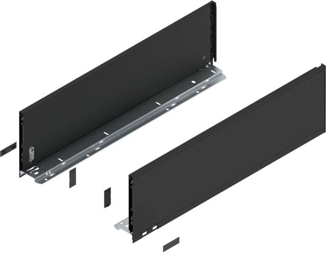 Blum Zarge Legrabox Pure Höhe C in Carbonschwarz Matt mit einer Nennlänge von 600 mm - Bild 1