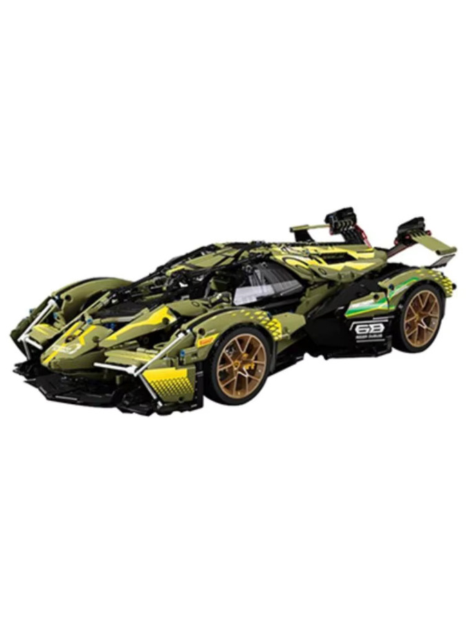 Lambo V12 MOC MY88001 Racing Auto Modell Bausteine, ab 3 Jahre - Bild 4