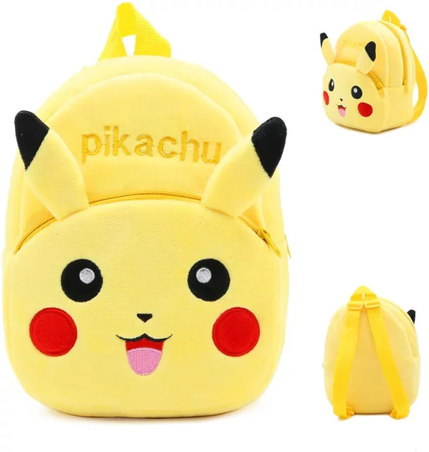 Bandai Pokémon Pikachu Plüsch Rucksack, Stofftier, Gelb - Bild 1