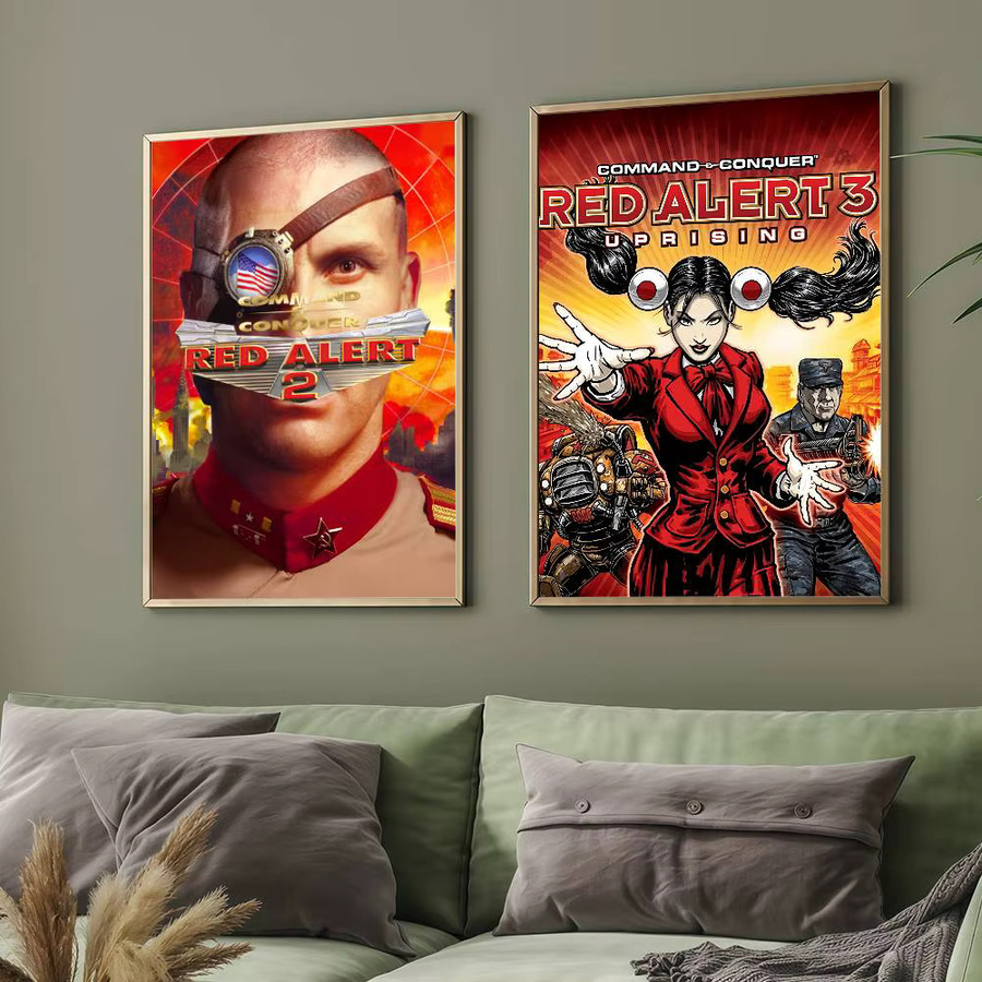 Beast Kingdom Command Conquer Red Alert Poster HD Art Wanddeko wasserfest B: 30,0 cm, H: 21,0 cm - Bild 3