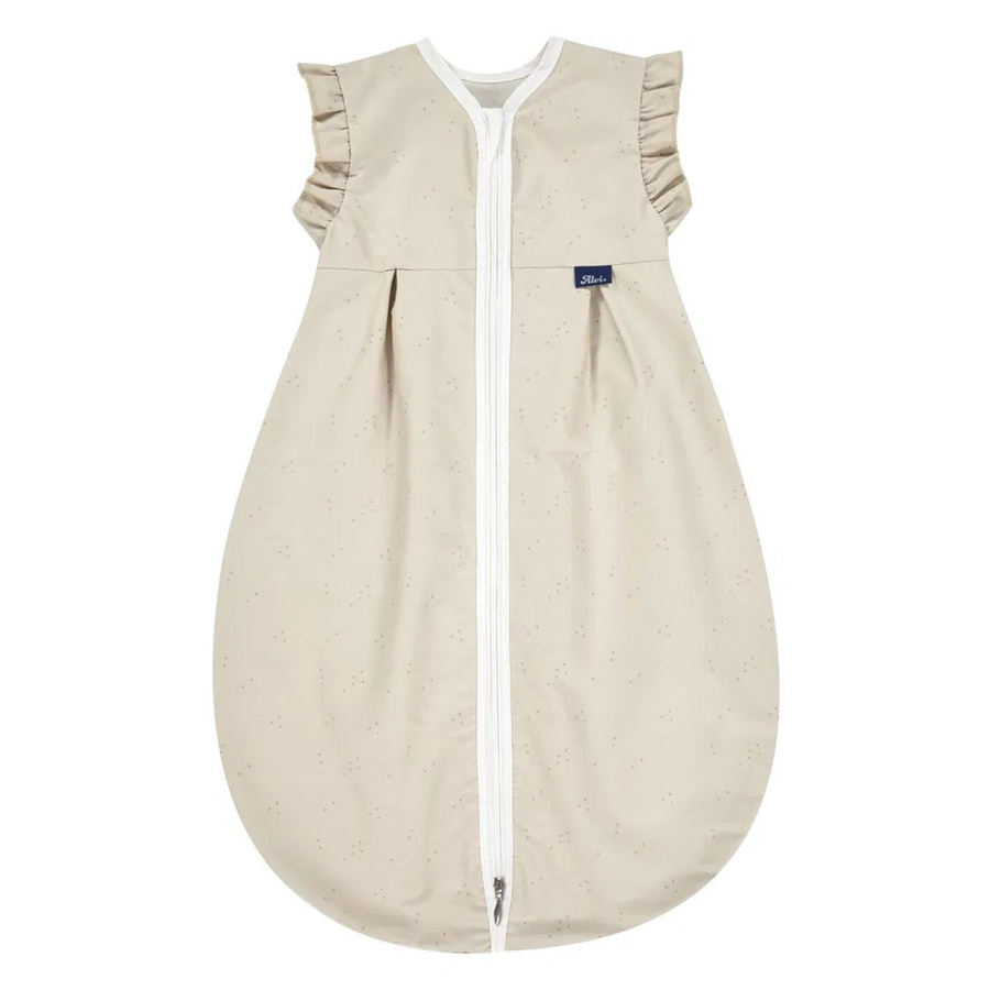 Alvi Kugelschlafsack Mäxchen Thermo Volant in Beige, Größe 110 cm - Bild 1