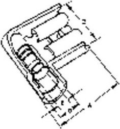 Molex 190070082 Flachsteckhülse Bulk - Bild 1