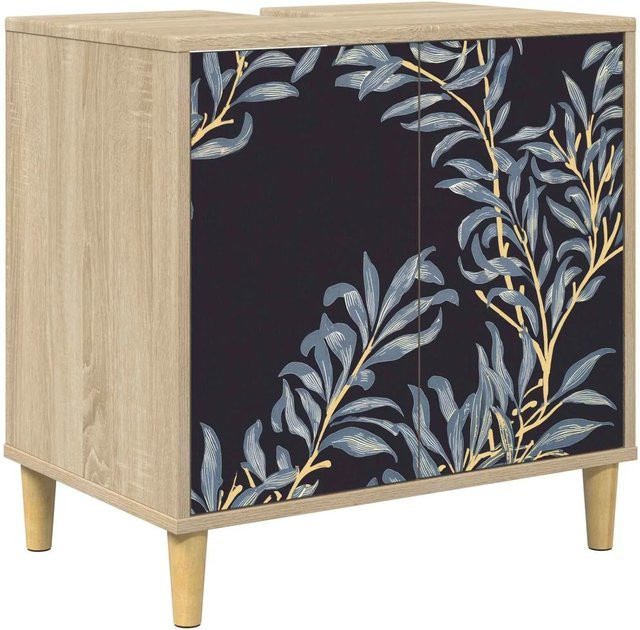 vidaXL Badezimmerschrank DOKKUM in Sonoma, modern, B/T/H: 60 x 40 x 60 cm - Bild 1