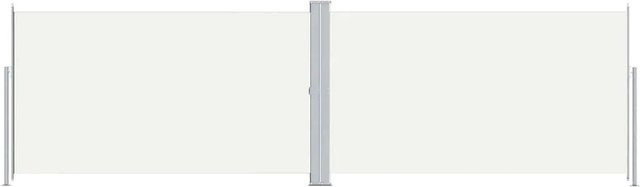Ausziehbare Seitenmarkise von furnicato in Creme aus Polyester, Höhe: 180 cm, Breite: 600 cm - Bild 1