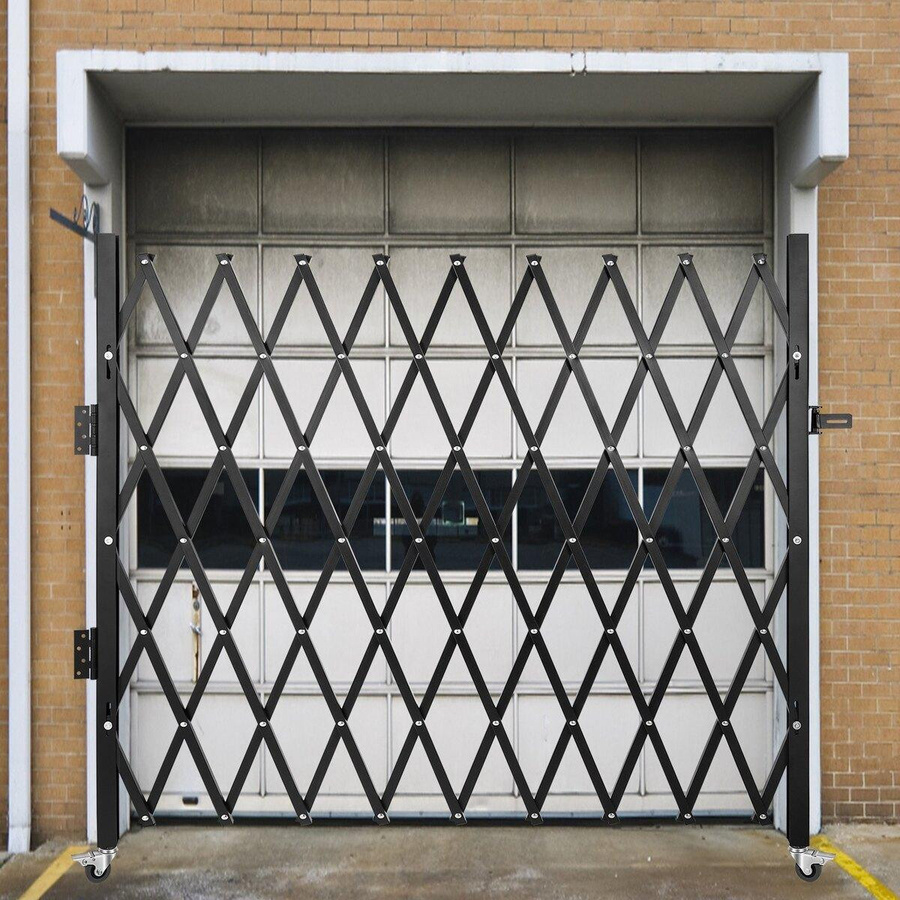 Buying Solutions MB Faltbares Sicherheitstor aus Stahl in Schwarz, B: 216 cm, H: 214 cm - Bild 4