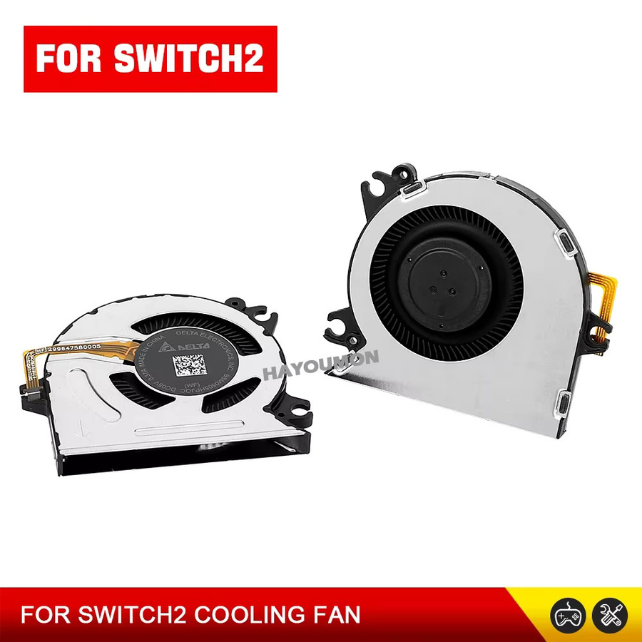 Hayoumon Interne Lüfter Reparaturteile für Nintendo Switch Konsole, Schwarz - Bild 2