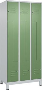 C+P Z-Spind Classic PLUS mit 6 Fächern, Füße, Zylinderschloss, B/T/H: 90 x 50 x 195 cm - Bild 1