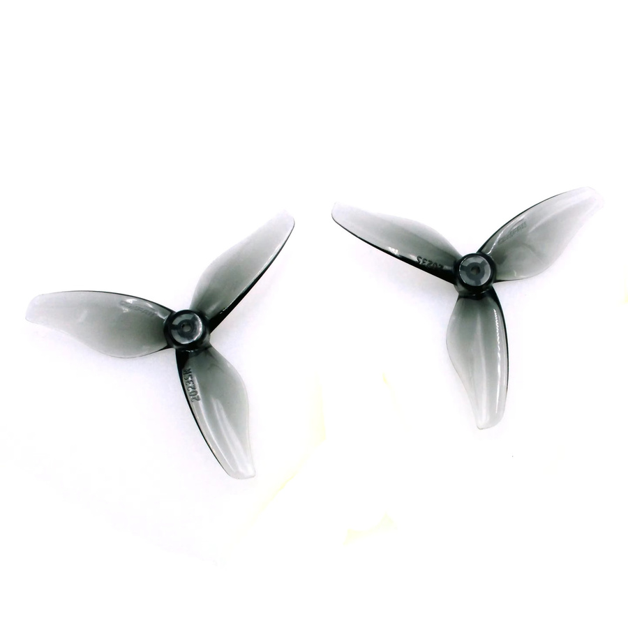 Gemfan Hurricane 2023S 3-Blatt-Propeller, 4 Paar, 1,5 mm, Gelb - Bild 1