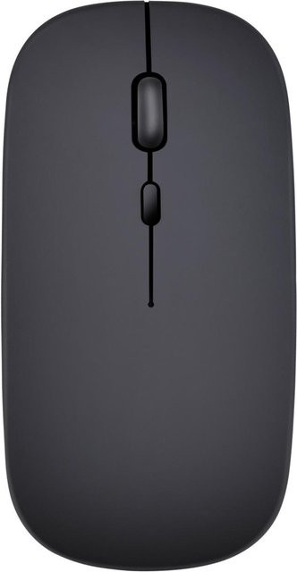 Febell Kabellose Bluetooth und 2,4-G Mini-Maus in Schwarz, wiederaufladbare lautlose Maus für Laptop und PC - Bild 1