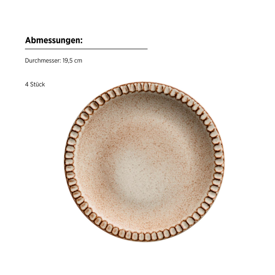Mäser Frühstück Set Ida aus Steinzeug in Beige - Bild 2