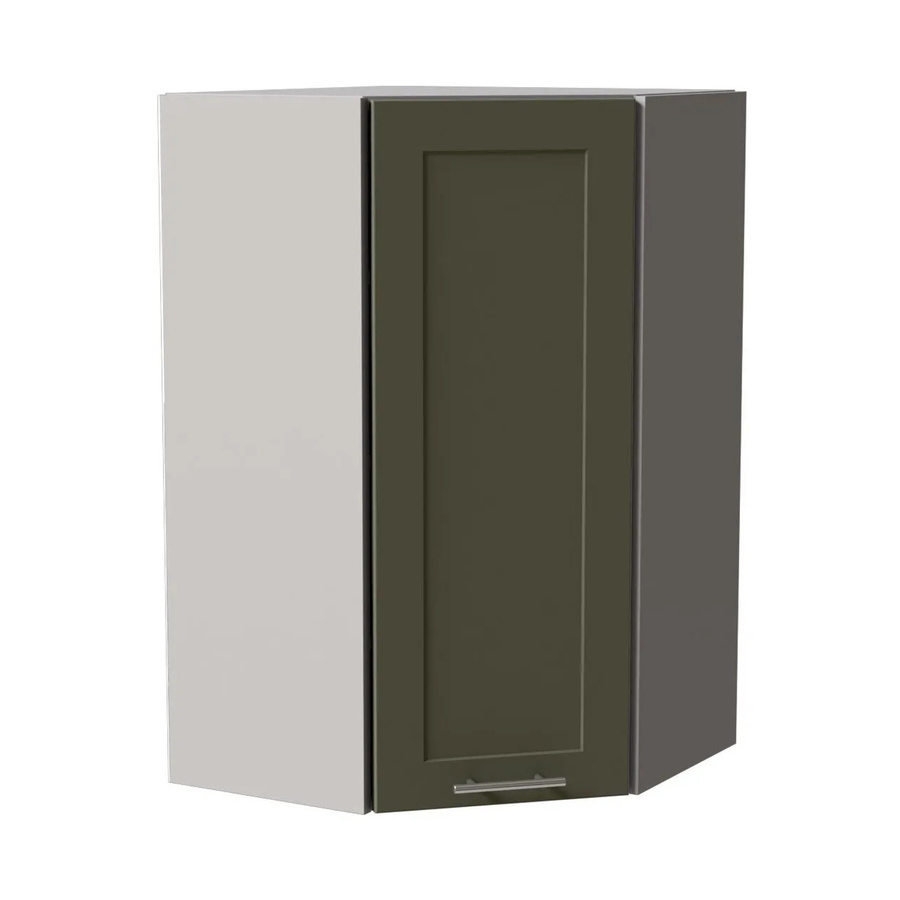 Feldmann-Wohnen Hängeschrank Oslo Küchenschrank in Grau und Reed Green Matt mit Soft-Close-Türen, B/T/H: 60 x 60 x 96 cm - Bild 2