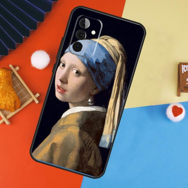 Handyhülle Johannes Vermeer Design für Samsung Galaxy A52 A32 A12 A53 A33 A23 A13 A54 A34 A14 A51 A15 A25 A35 A55 Multicolor - Bild 1