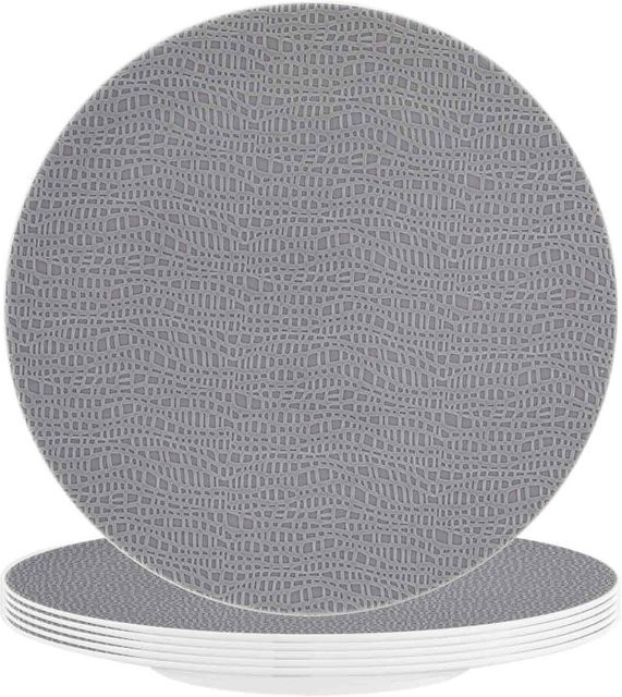 Seltmann Weiden Frühstücksteller Life Fashion aus Keramik, Grau, 6er Set, Durchmesser: 22,5 cm - Bild 1