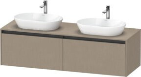 Duravit Waschtischunterschrank Ketho.2, wandhängend, 2 Auszüge, Breite: 160 cm, Tiefe: 55 cm - Bild 1