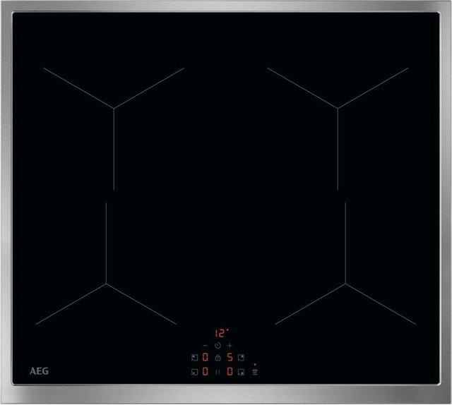 AEG Glaskeramik-Induktions-Kochfeld OIX64A00XB in Schwarz und Silber - Bild 1