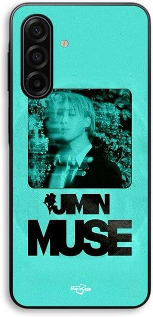 MANIACASE Handyhülle für Samsung Galaxy A17 aus flexiblem Silikon TPU in Turquoise mit BTS Jimin Design - Bild 1