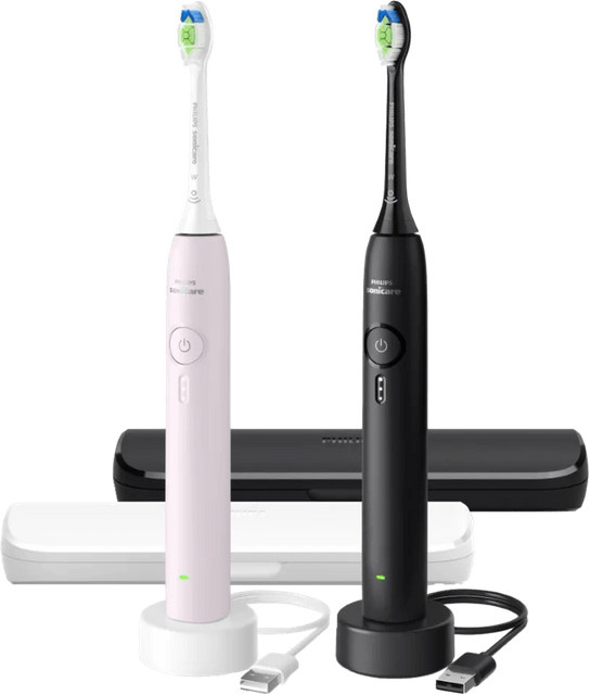 Philips Sonicare 3100 Series HX4072/42 Doppelpack elektrische Zahnbürste - Bild 1