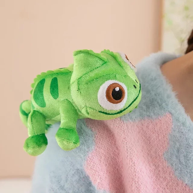 Bandai Disney Pascal Rapunzel Chamäleon, Plüschtier, grün - Bild 1