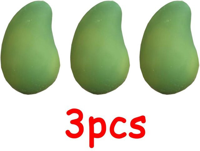 Handgemachter knuspriger Mango Stressball Knetspielzeug, Farbwechselnde Mango Squishy Fidget Ball, ASMR Sensorisches Stressabbau Spielzeug - Bild 1