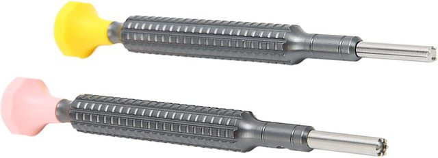 TOMTOP JMS Oszillierender Rotor Schraubendreher aus rostfreiem Edelstahl in Grau und Multicolour mit Anti-Rutsch-Design - Bild 1