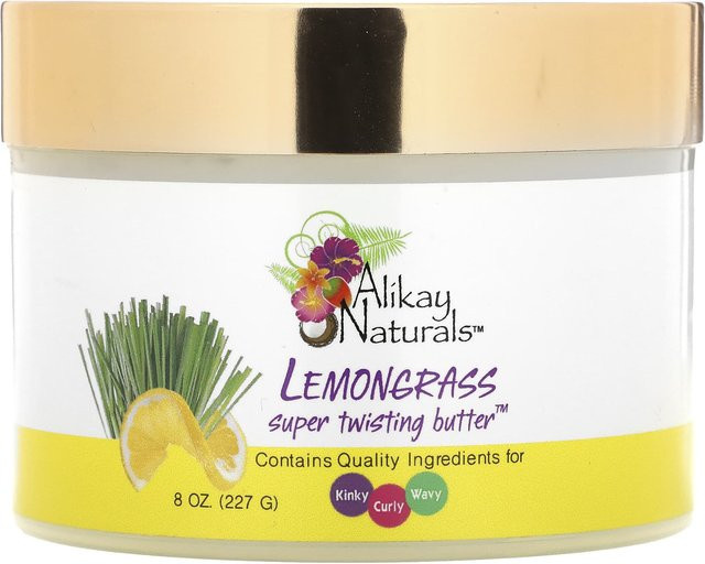 Alikay Naturals Zitronengras Super Twisting Butter, 227 g, Creme - Bild 1