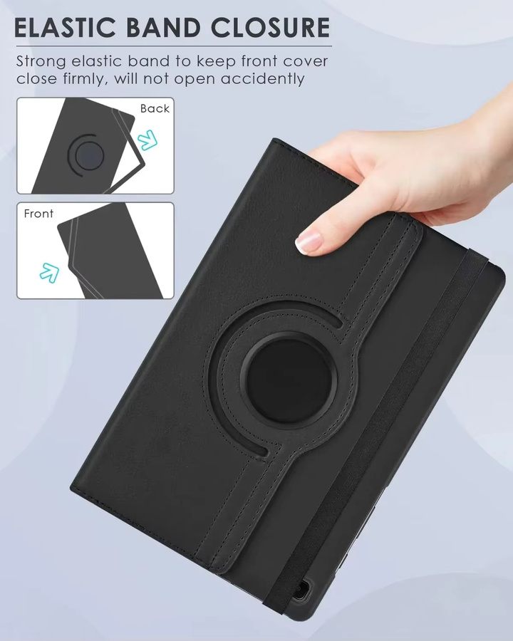 Schutzhülle für Lenovo Idea Tab 11 Zoll 2025 mit 360 Grad drehbarem Ständer und Schlaf-Wach-Funktion in Schwarz oder Grün - Bild 6