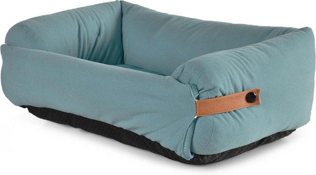 Heim Zwei-Wege-Tierbett Forest in Grün aus Polyester mit rutschfester Unterseite, B/T/H: 92 x 69 x 16 cm - Bild 1