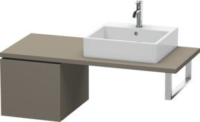 Duravit L-Cube Unterschrank für das Badezimmer in Grau Matt mit einer Schublade und internen Schubladen, B/T: 42 x 54,7 cm - Bild 1