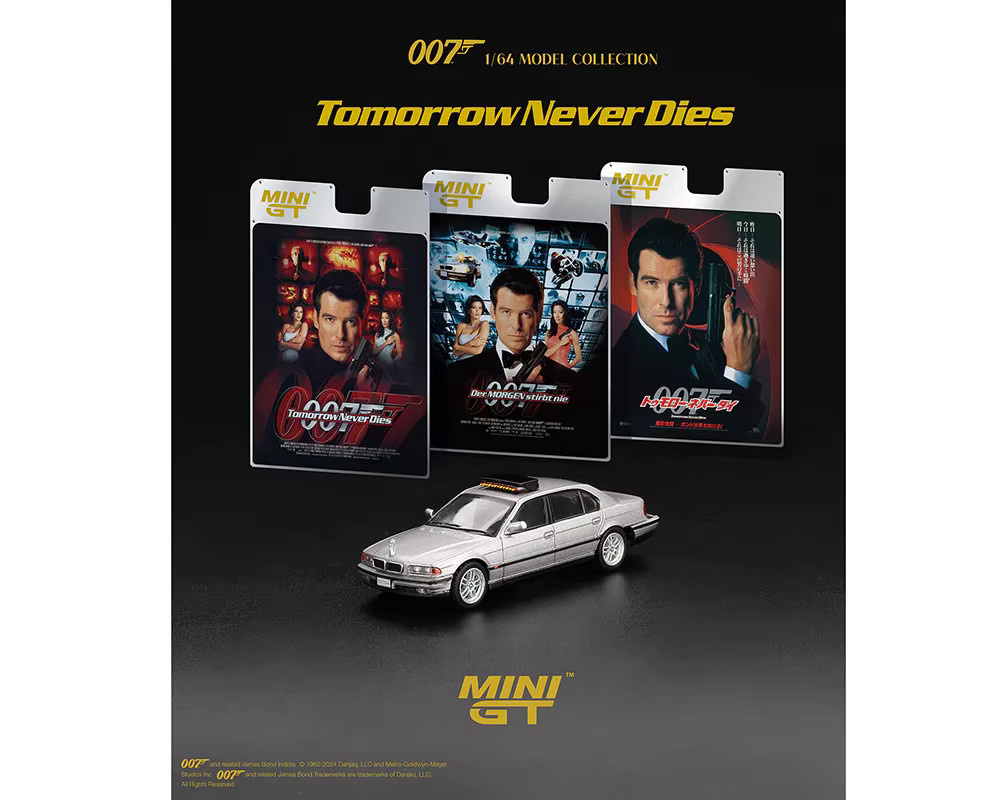 MiniGT James Bond, Druckguss-Modellset, 1:64, Fahrzeuge - Bild 3