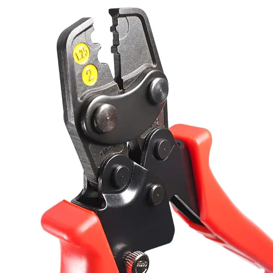 WOZOBUY HS-1MA/6MA Professionelle Mini-Crimpzange und Abisolierzange aus Kohlenstoffstahl für blanke Anschlüsse - Bild 4
