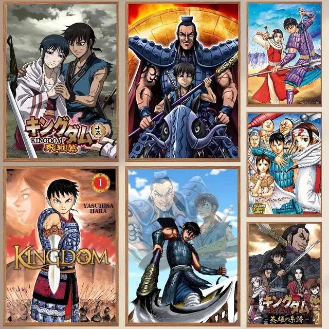 K-Kingdom Manga Anime Poster Wasserdichter HD-Kunst-Wandaufkleber Selbstklebender Druck zur Ästhetischen Raumdekoration für Dein Wohnzimmer und Schlafzimmer - Bild 1