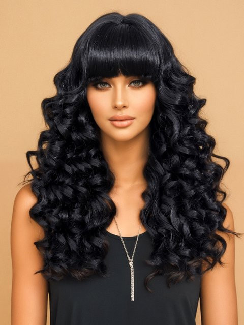 Style Icon Perücke, 28 Zoll, Synthetisch, Wasserwellen, Lace Front - Bild 1