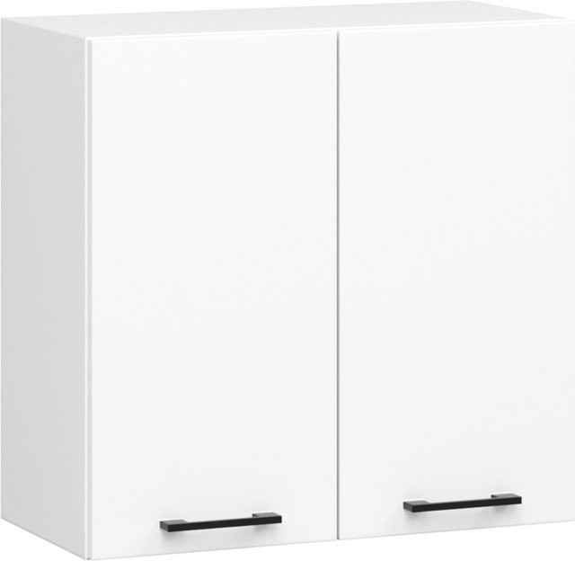 AKORD Küchenschrank OLIVIA System Wandunterschrank Weiß Matt mit 2 Türen und 2 Regalen B/T/H: 60 x 30 x 58 cm - Bild 1