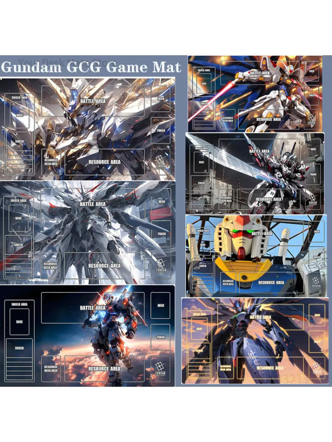 Bandai Gundam Solo-Spielmatte, Bunt / Mehrfarbig, Weltraum - Bild 4