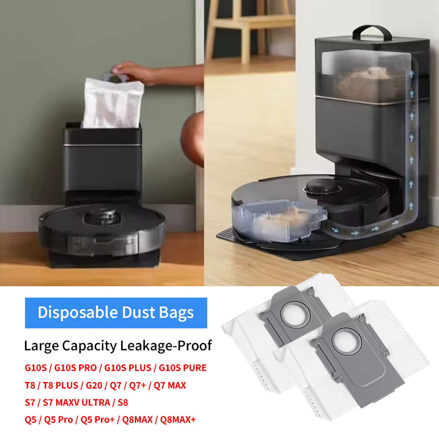 WINDNINJA Staubbeutel in Weiß für Roborock Q7 Plus, Q7 Max, Q8 Max, S7, S8 und weitere Modelle - Bild 4