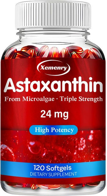 Pslalae Astaxanthin 24mg, 120 Kapseln, Unisex - Bild 1