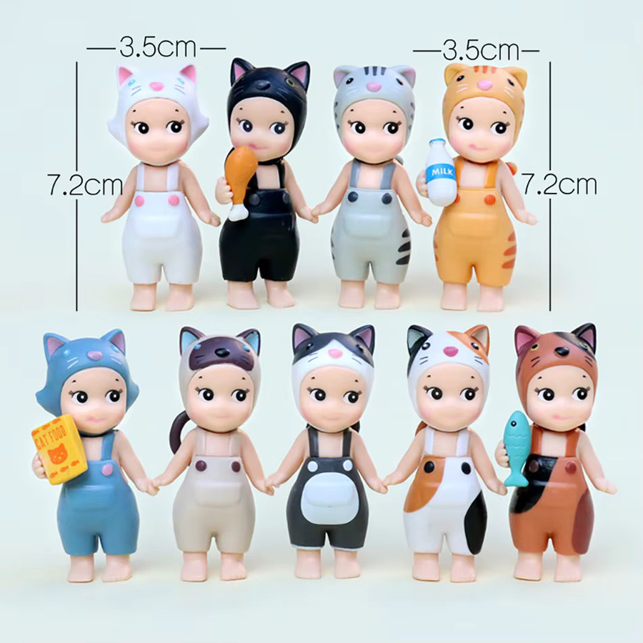 SonyAngle Dolls Cat Life Serie, Baby-Katzen-Mini-Figur, Einzelfigur - Bild 2