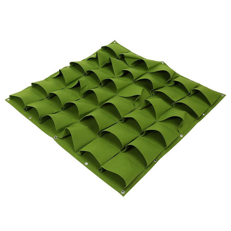 TOMTOP JMS Vertikale Garten Pflanztaschen für Outdoor und Wandbegrünung, 36 Taschen, Grün - Bild 2