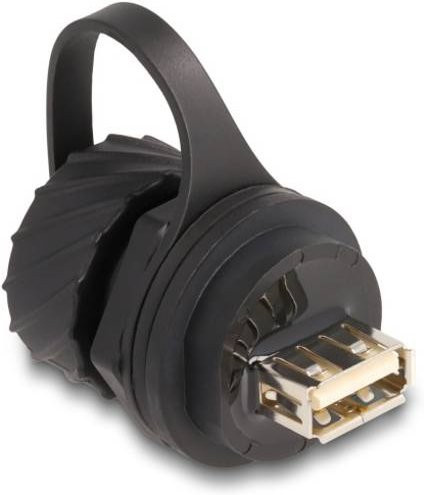 Delock USB 2.0 Adapter mit 1x USB 2.0 Buchse A und 1x USB 2.0 Buchse B in Schwarz 88010 - Bild 1